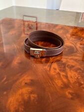Pulseira de couro Salvador Ferragamo com fecho Gianci comprar usado  Enviando para Brazil