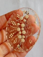 Broche vintage lucite d'occasion  Pau
