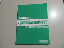 Werkstatthandbuch suzuki gsf gebraucht kaufen  Fruerlund,-Engelsby, Tastrup