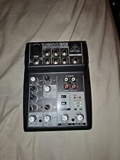 Behringer XENYX Q502USB Mixer 5 Entradas SEM CABO APENAS HARDWARE comprar usado  Enviando para Brazil