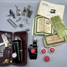 Lote de piezas y accesorios vintage diversos para máquinas de coser SINGER segunda mano  Embacar hacia Mexico