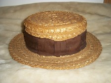 Vintage straw boater for sale  Woodstock