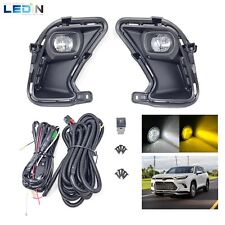 Kit de farol de neblina amarelo branco cor dupla LED Toyota Grand Highlander para 2024-2025 comprar usado  Enviando para Brazil