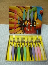 Cocktailgabeln stück 60er gebraucht kaufen  Deutschland