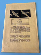 MODELO DE RECONHECIMENTO DE AERONAVE - SPITFIRE FIGHTER 1943 comprar usado  Enviando para Brazil