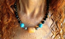 Collana donna uomo usato  Italia