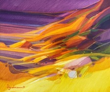 Abstraction oil canvas d'occasion  Expédié en Belgium