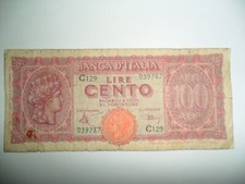 Banconota cento lire usato  Reggio Calabria