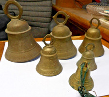 Vintage etched bells for sale  Harrington