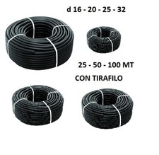 Tubo corrugato nero usato  Piana di Monte Verna