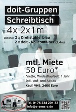 Büro konferenz schreibtisch gebraucht kaufen  Heidelberg