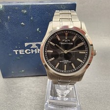 Relógio Technos masculino 37mm mostrador preto titânio redondo T-1079 nova bateria com caixa comprar usado  Enviando para Brazil