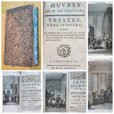 Libro antiguo de 1773. Bellos grabados. Obras De Voltaire VII comprar usado Libro antiguo de 1773. Bellos grabados. Obras De Voltaire VII comprar usado  Enviando para Brazil