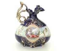 RARO RS PRUSSIA EWER / JARRO COM DIANA A CAÇADORA, SENHORA RECLINÁVEL E QUERUBINS, usado comprar usado  Enviando para Brazil