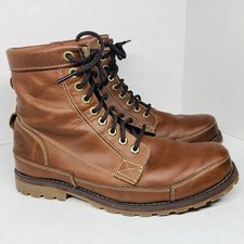 Botas Masculinas Timberland Earthkeeper Original 6" Tamanho 8.5 Largas Couro Marrom 15551W, usado comprar usado  Enviando para Brazil