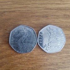 peter rabbit 50p coin for sale  PWLLHELI
