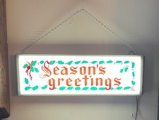Seasons greetings lighted for sale  Menomonee Falls