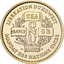 Médaille libération koweit d'occasion  Lille-