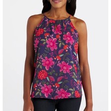 Blusa Papermoon Walita detalhe recorte – Floral marinho, feminina média comprar usado  Enviando para Brazil