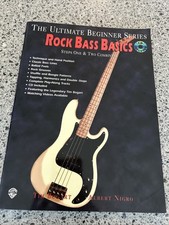 Rock Bass Basics The Ultimate Beginner Series with Tim Bogert w/ new CD! comprar usado  Enviando para Brazil