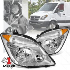 Chrome amber headlights for sale  Fontana