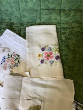 Vintage hand embroidered for sale  BOURNEMOUTH