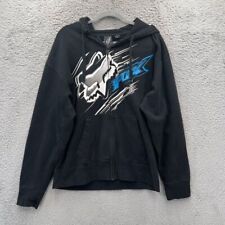 Moletom com capuz Fox Racing zíper completo logotipo gráfico motocross motocicleta streetwear GG comprar usado  Enviando para Brazil