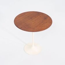 1971 Eero Saarinen para Knoll Tulip Pedestal Mesa Lateral 20" Nogueira com Base de Ferro comprar usado  Enviando para Brazil