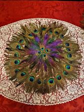 Peacock feather placemat for sale  KIDDERMINSTER