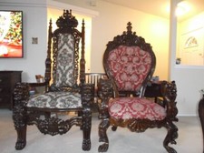 King queen chairs for sale  Valencia