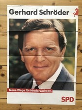 Spd wahlplakat schröder gebraucht kaufen  Hermannsburg