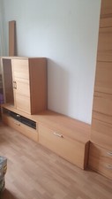 Moderne wohnwand kernbuche gebraucht kaufen  Leipzig