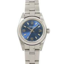 Rolex Oyster Perpetual 76080 Serie K Automático Esfera Azul Damas 90259059 segunda mano  Embacar hacia Argentina