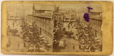 Usado, Francia París Los Halles El Mercado c1865 Foto Estéreo Vintage Albúmina Dañada comprar usado  Enviando para Brazil