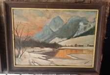 Paire tableau lac d'occasion  Épinac