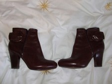 Clarkes brown leather for sale  LONDON