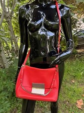 Sac cuir rouge d'occasion  Villefranche-de-Lauragais