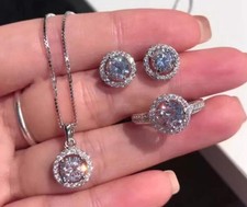 Schmuckset aaa zirkon gebraucht kaufen  Lippstadt