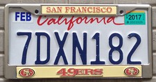 Portatarga auto nfl usato  Roma