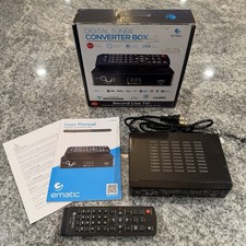 Caixa conversor digital Ematic AT103B com controle remoto - reprodução de gravação e CTRL parental comprar usado Caixa conversor digital Ematic AT103B com controle remoto - reprodução de gravação e CTRL parental comprar usado  Enviando para Brazil