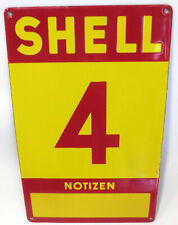 Shell emailschild emaille gebraucht kaufen  Eckernförde