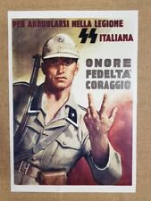 Manifesto propaganda fascista usato  Villarosa