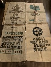 Lot burlap coffee for sale  Long Beach