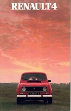 Catalogue brochure  Renault 4 1981/1982 France comprar usado  Enviando para Brazil