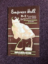 Boxing programme empress for sale  POOLE