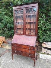 Vintage bureau bookcase for sale  BARNSLEY