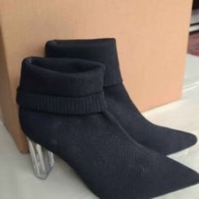 Botas de tornozelo pretas femininas tamanho 9 comprar usado  Enviando para Brazil