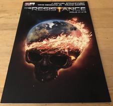 Resistance #1; Capa Rahzzah, Straczynski Story, Arte Deodato; Anúncio de fronteira vermelha; NM, usado comprar usado  Enviando para Brazil