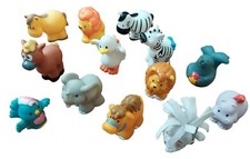Fisher Price Little People Zwierzę 13 Zestaw figurek Zebra Lew Hipopopotam Pieczęć Ptak 8 na sprzedaż  Wysyłka do Poland