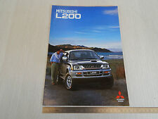 BROCHURE DEPLIANT ORIGINALE MITSUBISHI L200 4X4 4WD comprar usado  Enviando para Brazil